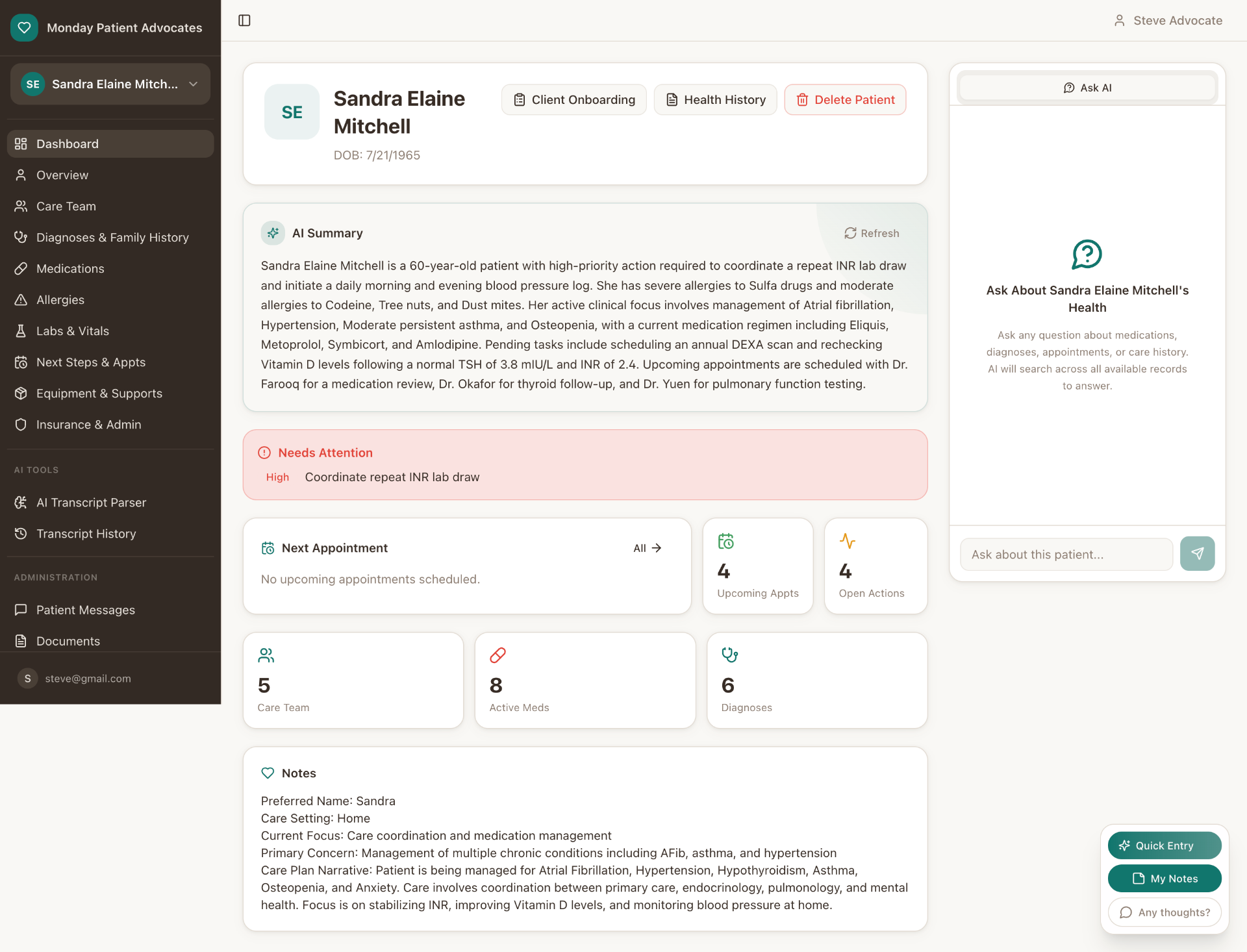 Advocate Portal